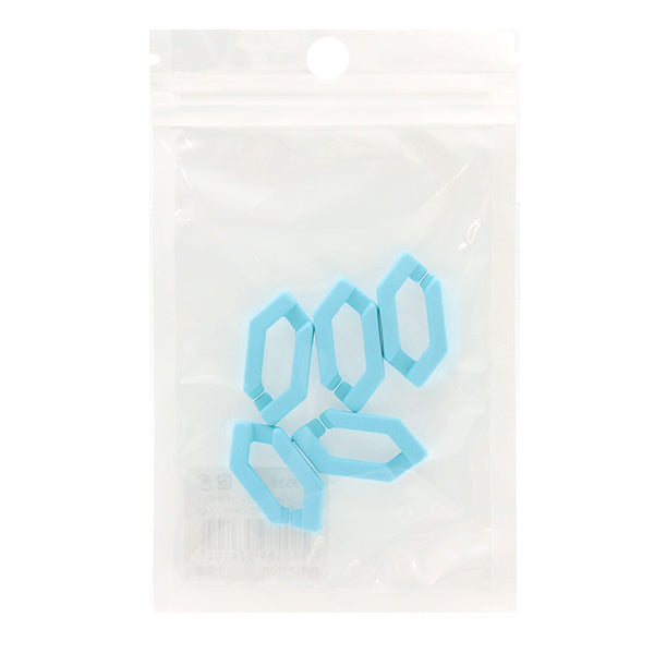 خرز "أجزاء أكريليك سلسلة سداسية حصيرة الساكسفون تقريبًا. 30 مم × 14 مم 10-3538"