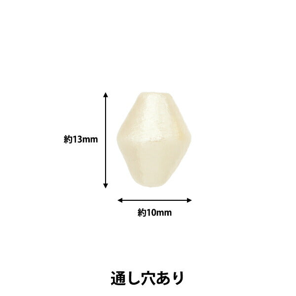 خرز "كوما كيسكا قطن لؤلؤي مقاس 10 × 13 مم تقريبًا، 4 قطع"