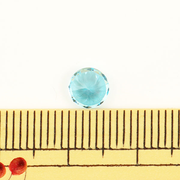 خرز "مكعب زركونيا أكوامارين 6 ملم 2 قطعة"