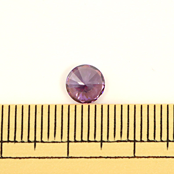 خرز ""جمشت زركونيا مكعب 6 ملم 2 قطعة""