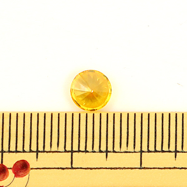 خرز "مكعب زركونيا أصفر 6 ملم 2 قطعة"