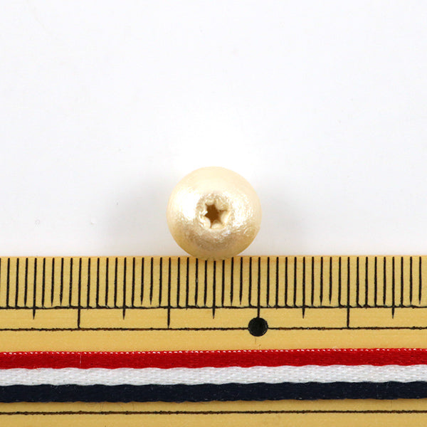 Бисер "Хлопковая жемчужная марутто Таэ Кисука примерно 10 мм 4 штуки"