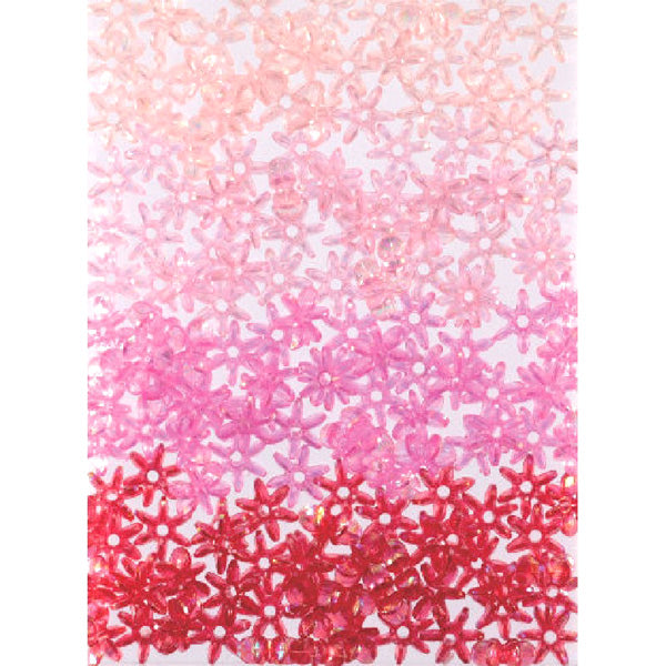 Perline "DX Flower Beads Gradtion Red