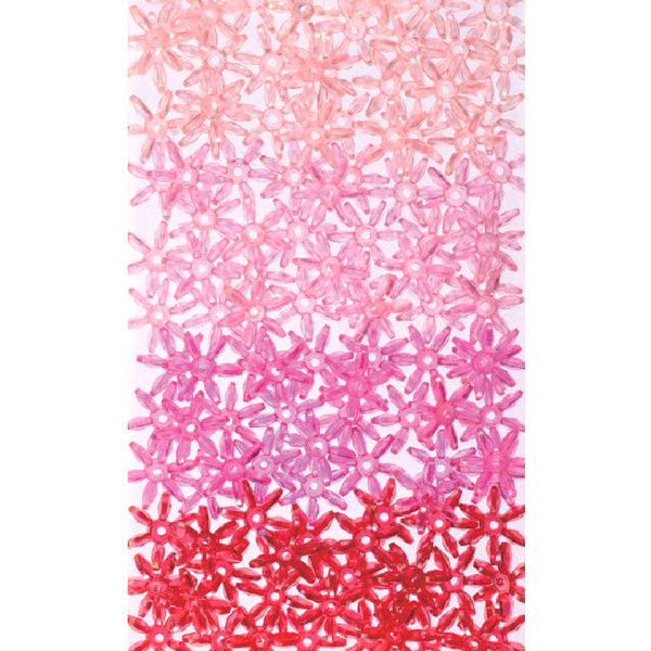 خرز "خرز زهرة DX M2 أحمر متدرج"