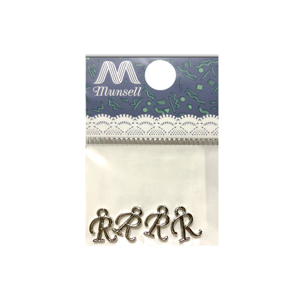 手芸金具 『271 0015SR イニシャルチャーム R 4個』 – Yuzawaya
