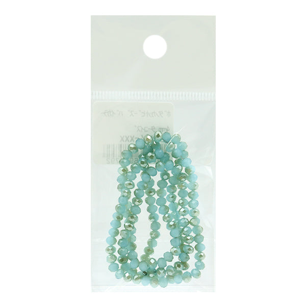 Perles "Coupe de boutonPerles Bicolor 4 mm turquoise be1494-xxx"