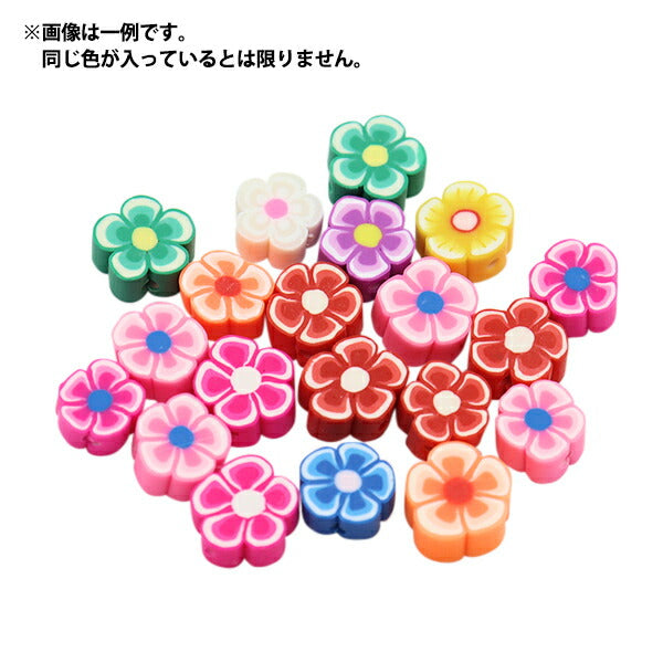 خرز `` بوليمر كلايخرز تشكيلة زهور 20 قطعة BE1632-XXX”