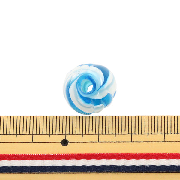 الأجهزة اليدوية "Tonbodama Twisted Candy Blue"