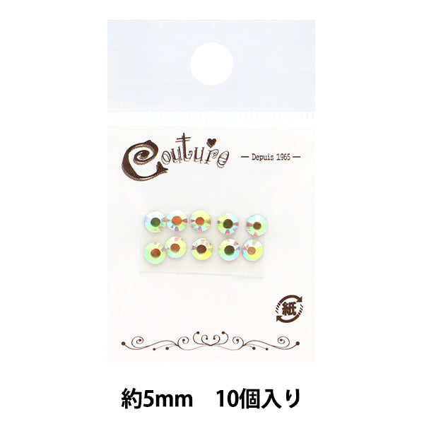 Accessoires Material "Glass Linestone etwa 5 mm Kristall AB SS-20-2"