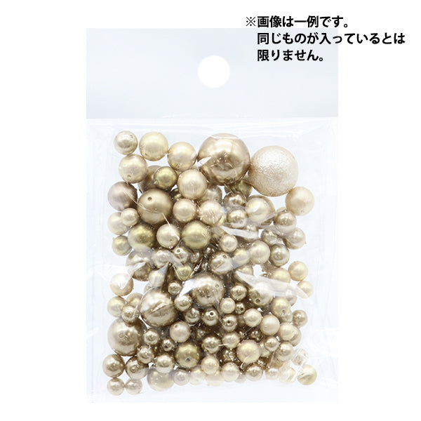 Beads "Elegant Pearl MIX Brown 80g"
