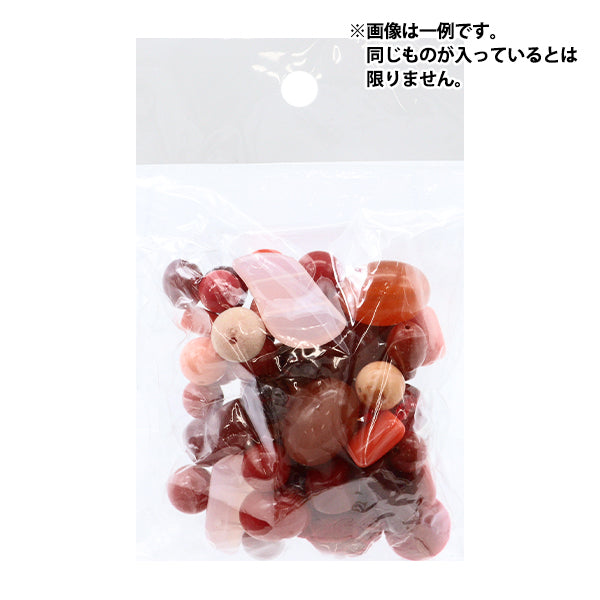 Perlen "Candy Acrylmix Pink Red 70G"