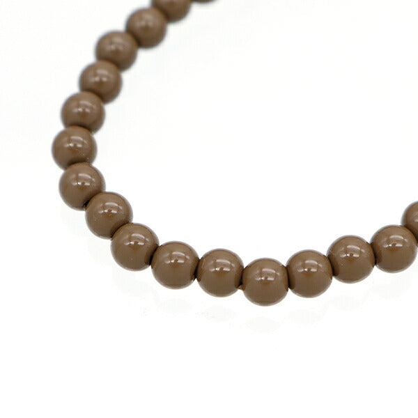 ビーズ 『アクリルラウンドビーズ 約4mm 40粒入り ライトチャコール』