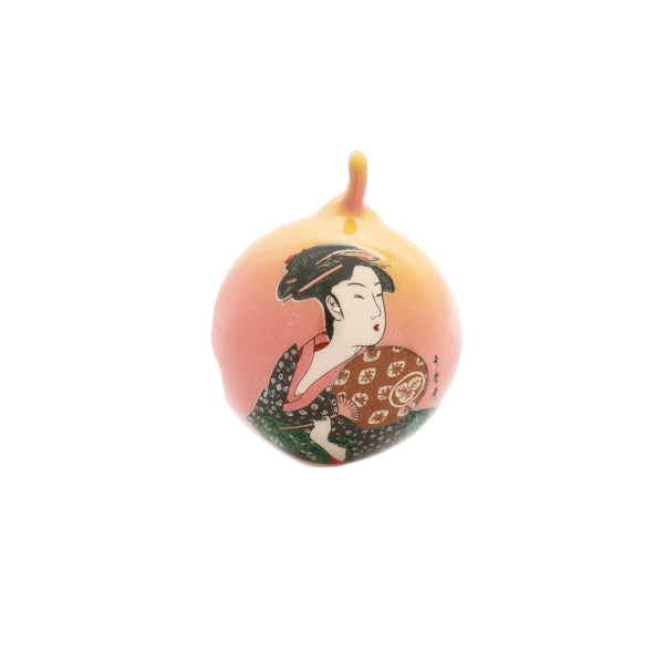 Staffa artigianale "Bell di trascrizione 19mm ukiyo -e"