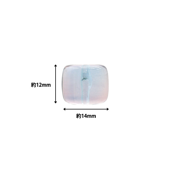 Perlen "Vitoliya Ururu Drum M mit 3 Tabletten d Blue ANV-1214N 12 × 14 mm"