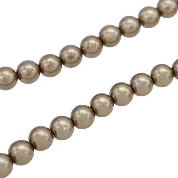 خرز "كرة جولة لؤلؤة 6 مم 035A رقم اللون حوالي 63 قطعة منبثقة"