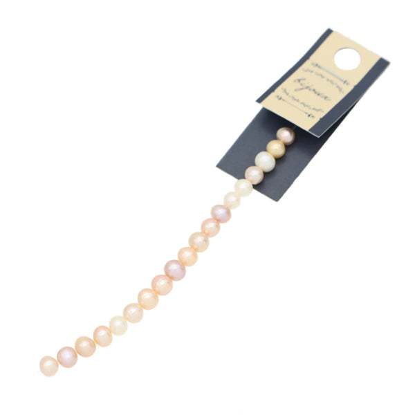 Аксессуарный материал "Пресноводный жемчужный картофель мульти диаметром около 5,5-7,5 мм"