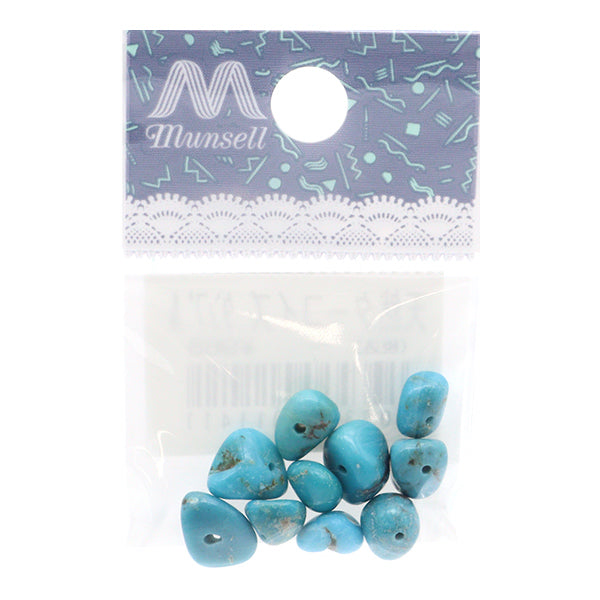 配件材料“天然绿松石滚筒10片”