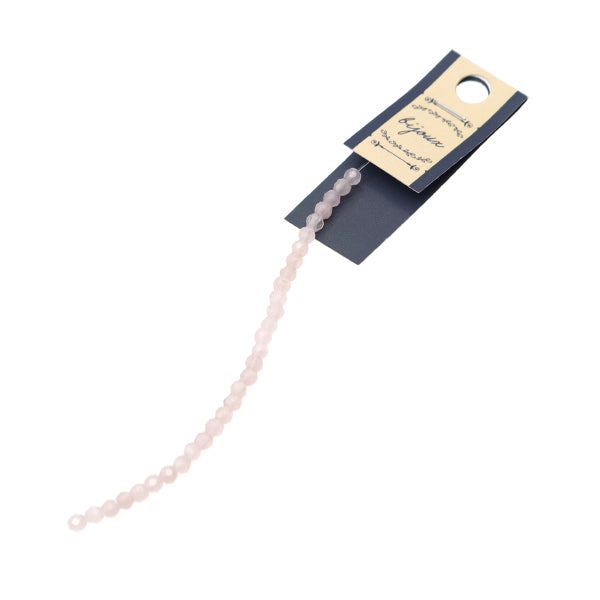 Аксессуарный материал "Розовый кварцБисер Диаметр около 4 мм"