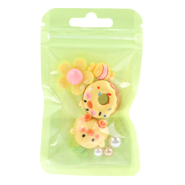 手工艺品零件“装饰零件混合动物黄色DW-14” KIYOHARA