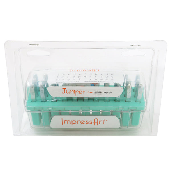 ختم معدني "ImpressArt Letter Stamp Juniper Lowcase 3mm U005 3 3" MIYUKI