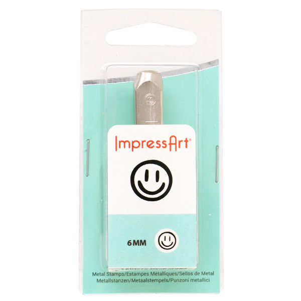 金属刻印 メタルスタンピング 『ImpressArt デザインスタンプ スマイリーフェイス (大) 6mm U1001 6』 MIYUKI ミユキ