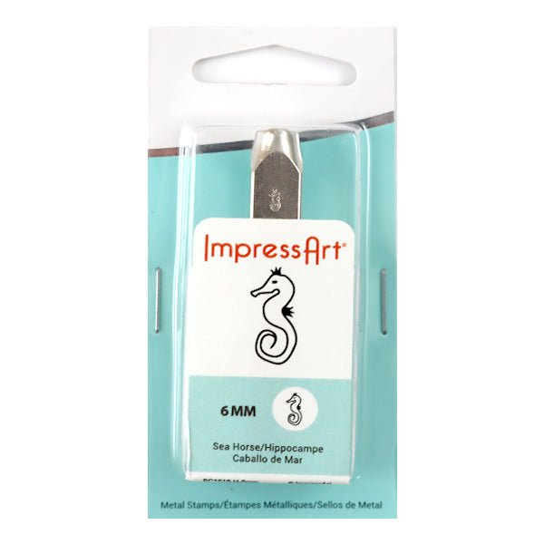 金属刻印 メタルスタンピング 『ImpressArt デザインスタンプ タツノオトシゴ 6mm U1034 6』 MIYUKI ミユキ