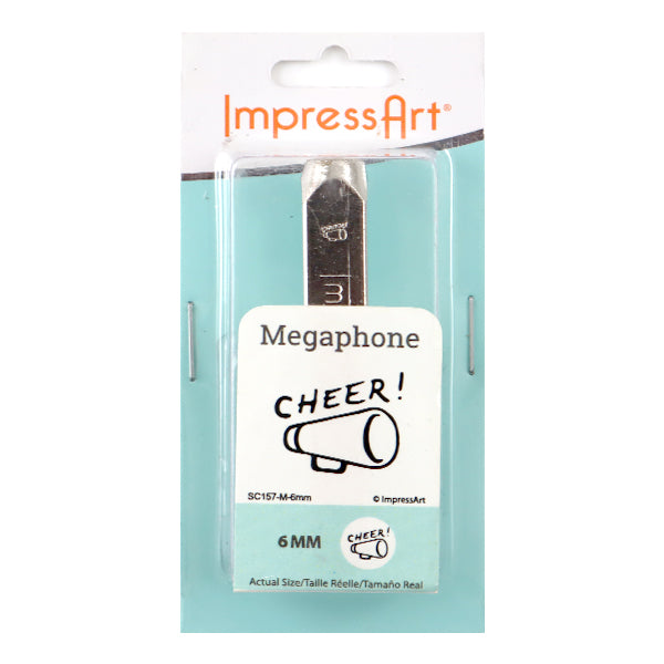 Stamping in metallo inciso in metallo "MEGAPHONE MEGAPHONE DESIGN EMPRITTART 6MM U1052 6" Miyuki Miyuki
