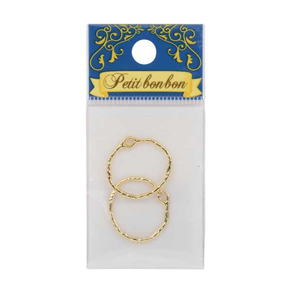 Accessory material "Metal parts circle small gold 2 pieces GN-60-19A-04G"