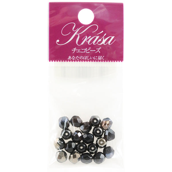 Perline "Jet Polish Fire Valenti Knit 6mm 20 compresse"