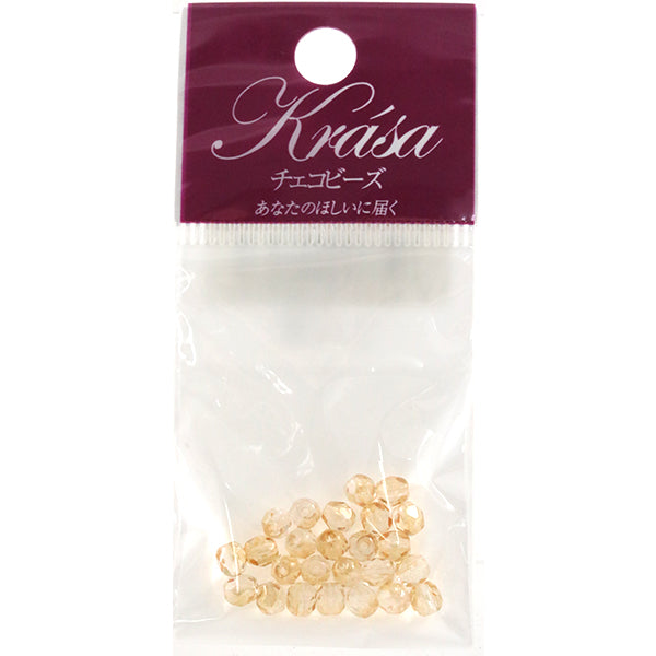 Perline "Fire polet Champagne Star 4mm 25 compresse"