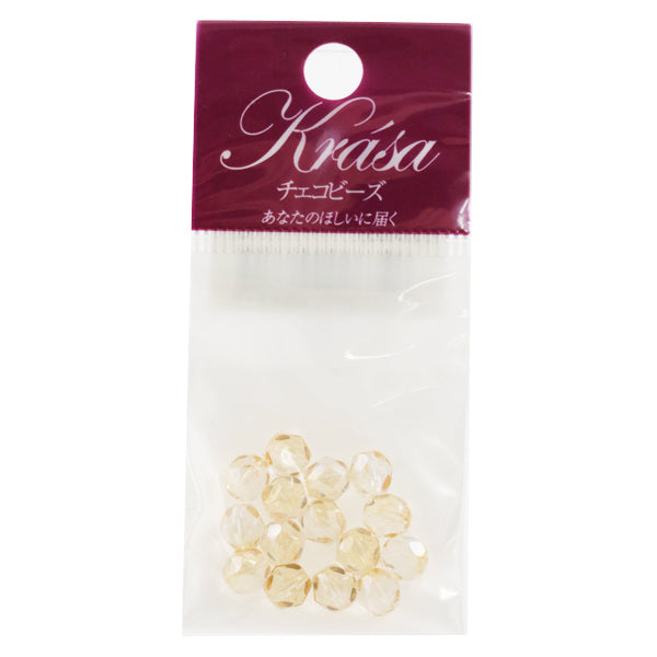 Perline "Fire polet Champagne Star 6mm 15 compresse"