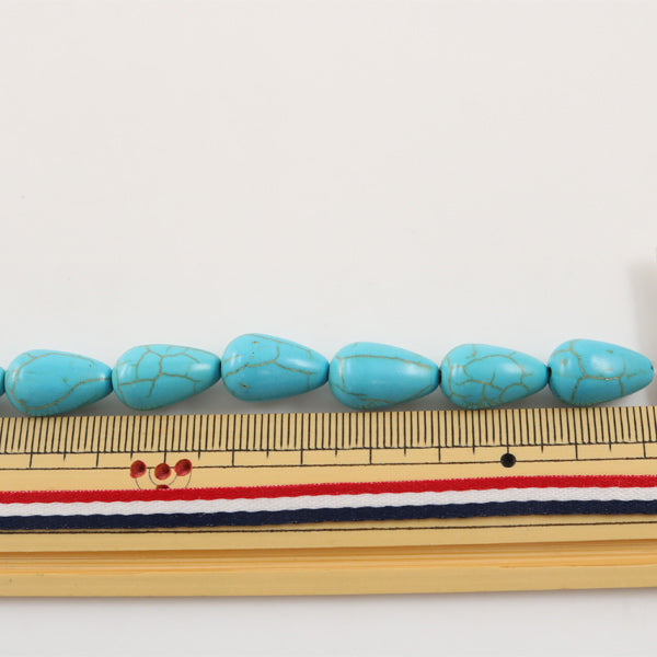 Бисер "Бирюзовый стильБисер 10 мм х 17 мм"