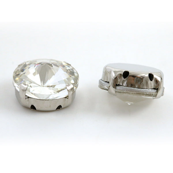 Accesorios Material "Piezas de bijou de vidrio GN-29-14S Cristal redondo 14#-S 4 piezas"