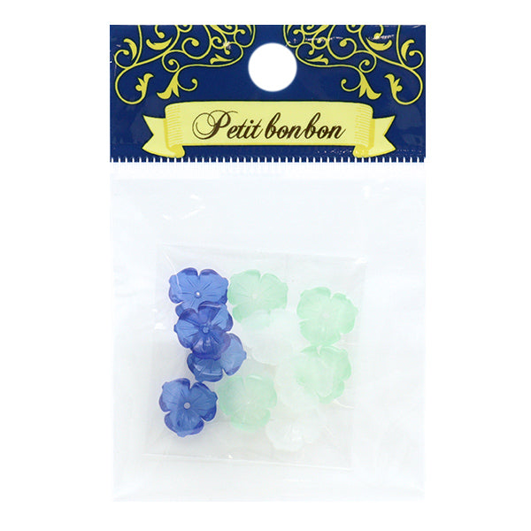 مادة الإكسسوار "زهرة أكريليك ميكس أزرق 12 قطعة CHKF-21A-01A"