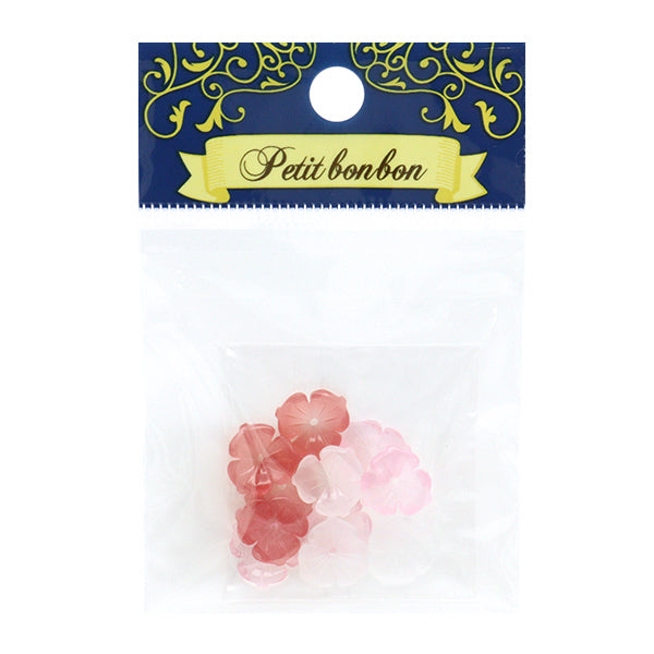 Materiale accessorio "Mix di fiori acrilici rosa 12 pezzi CHKF-21A-01B"