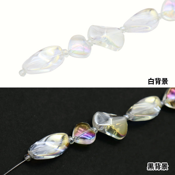 アクセサリー素材 『ガラスビーズ 変形mix クリスタルAB GN-8-21A-04A』