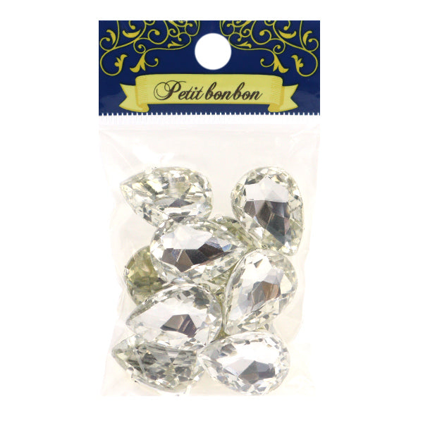 Materiale accessorio "Parti di bijou in vetro Goccio 18 x 25mm 10 pezzi GN-29-06S-20"