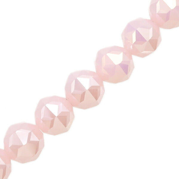 Material accesorio "vidrioCuentas RC Color de Opak aproximadamente 10 mm rosa GN-08-24SS-05"