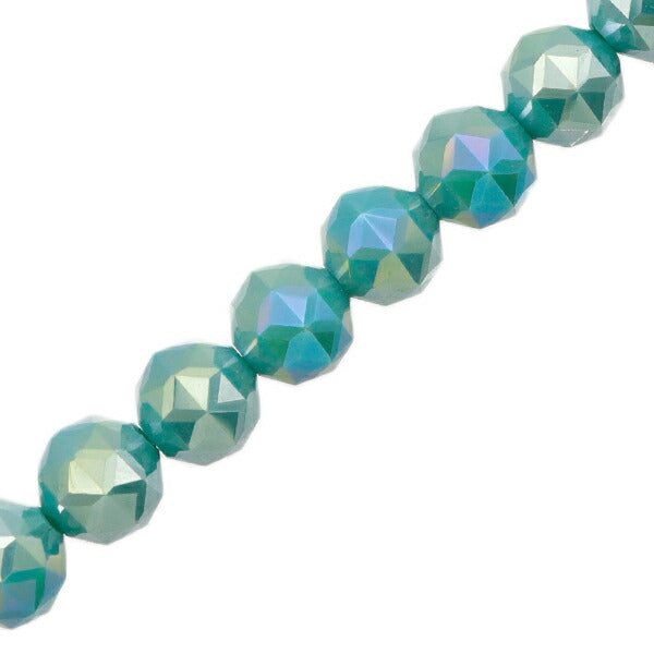 Material accesorio "vidrioCuentas RC Color de Opak aproximadamente 10 mm Green GN-08-24SS-05"