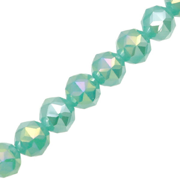 Material accesorio "vidrioCuentas RC Color de Opak aproximadamente 8 mm Green GN-08-24SS-06"