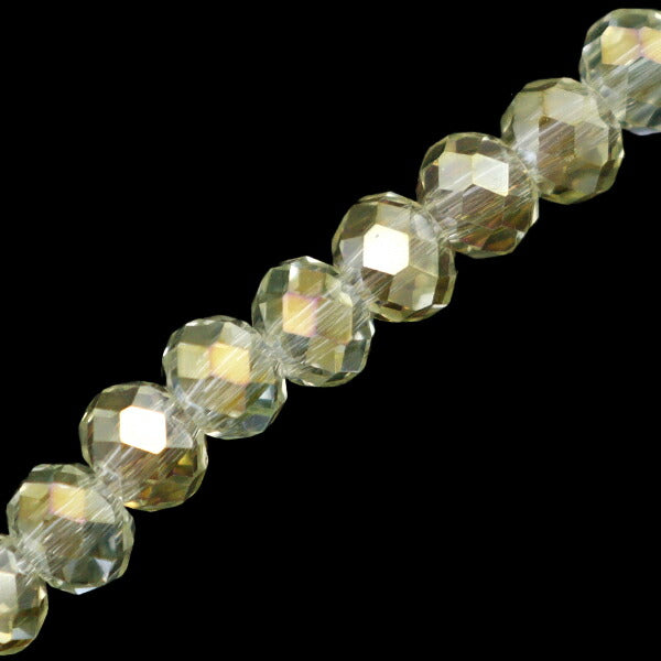 Аксессуарный материал «СтеклоБисер Кнопка вырезана около 4 мм шампанского GN-08-24SS-09"