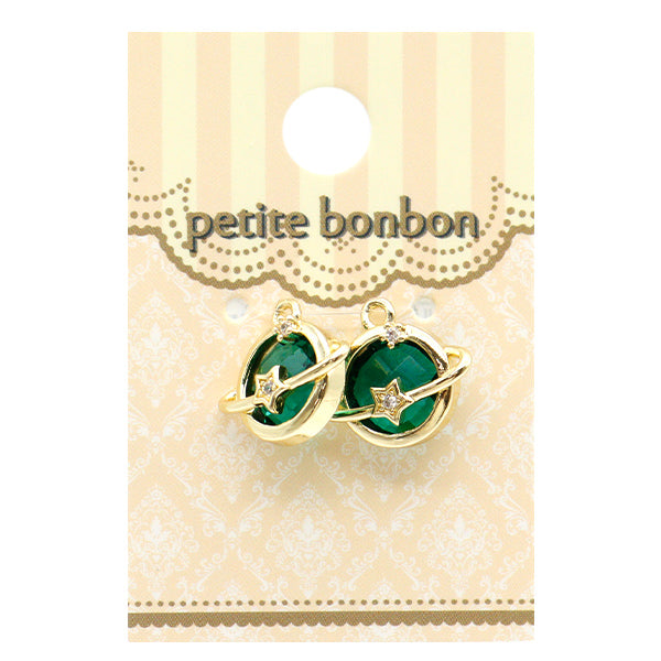 مادة الإكسسوار "Bijou Charm Saturn Green GN-28-24SS-04"