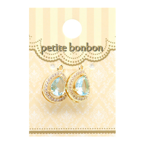 مادة الإكسسوار "Bijou Charm Princess Drop Pale Blue GN-28-24SS-06"