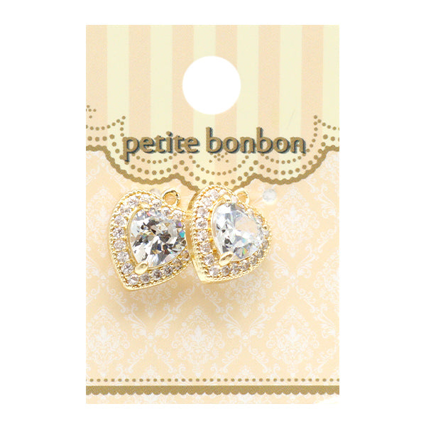 مادة الإكسسوار "Bijou Charm رائع القلب كريستال AB GN-28-24SS-07"
