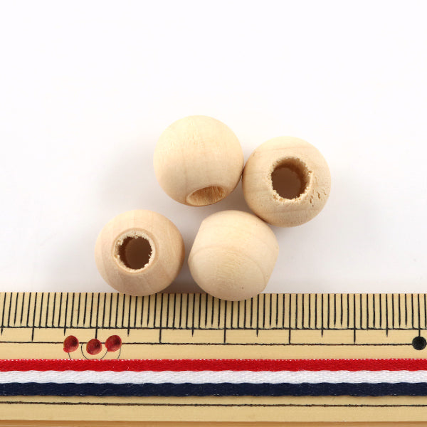 مادة الإكسسوار "الخشب"خرز دراج دائري 14 ملم 15 قطعة”