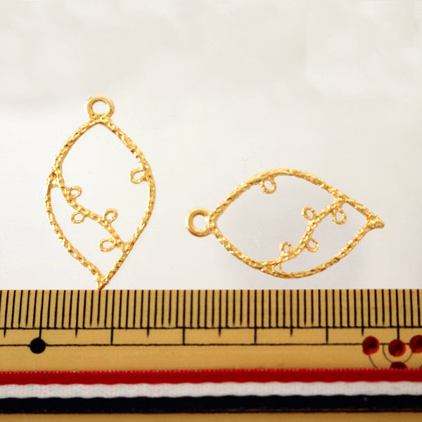 Zubehörmaterial "2 Metallteile Gold M1685-G"