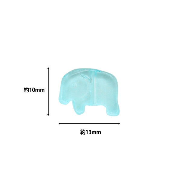Аксессуарный материал «СтеклоБисер Слон Blue 20 штук B526"