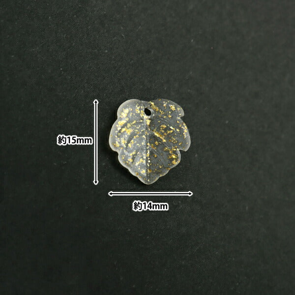 Accessory material "glassBeads B432 with 20 clears with leaf foil