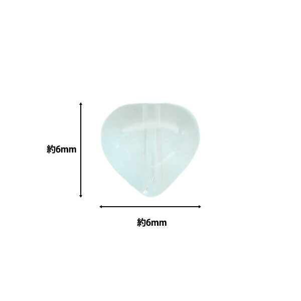 Аксессуарный материал «СтеклоБисер Сердце серое синее 30 штук B380"