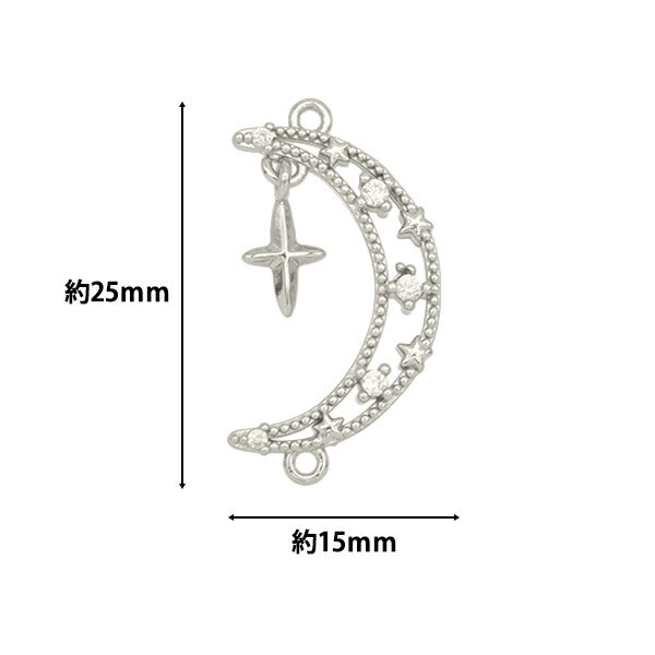 Materiale degli accessori "Charm Otakashi Star Moon 2 Silver M5435"